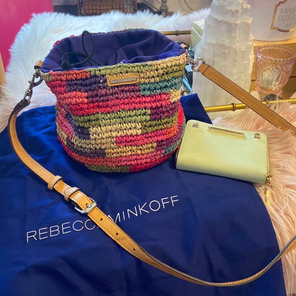 Rebecca Minkoff Crossbody Purse Bucket Bag & Wallet